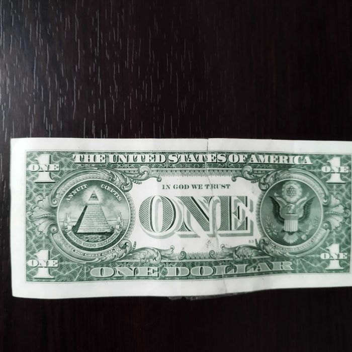 ЕДИН ДОЛАР 6 Долара Скъсани Добре  залепени