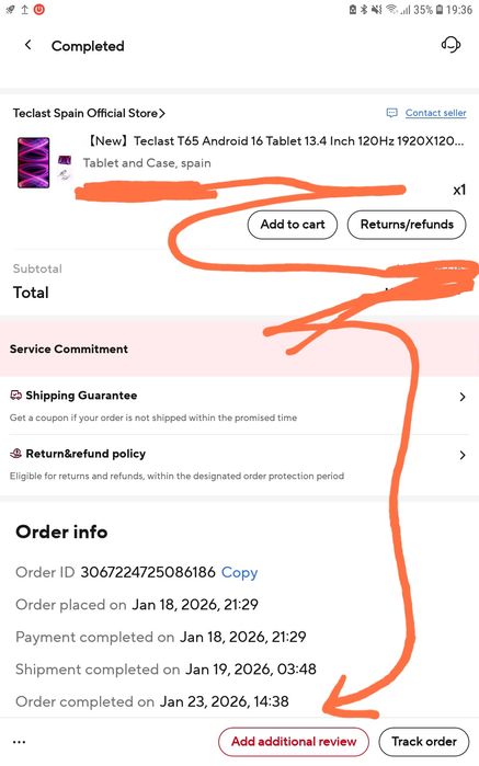 Tableta PC 13,4inch NOUA