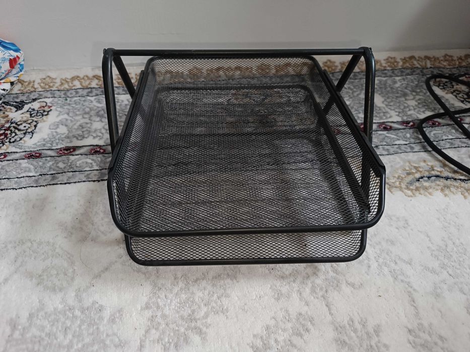 Лоток офисный для бумаг / Qog'ozlar uchun 2 qavatli ofis lagan