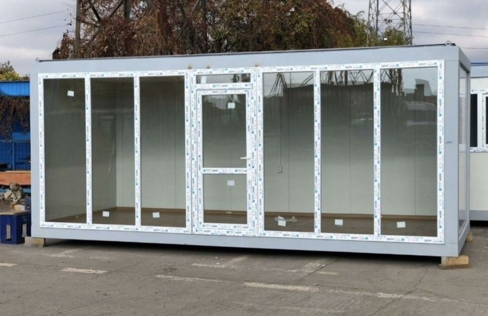 Container birou containere vitrina santier paza fast-food depozitare