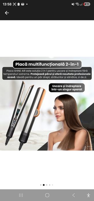 Vând placa de par 2 in 1