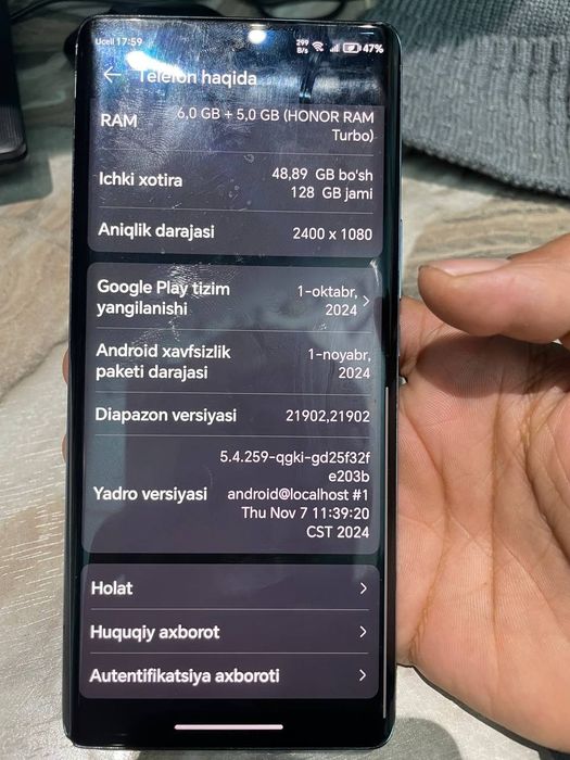 Honor x9a 6/128 gb