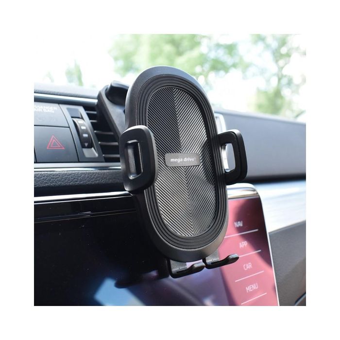 Suport telefon auto extensibil 55-105mm cu prindere in grila de ventil