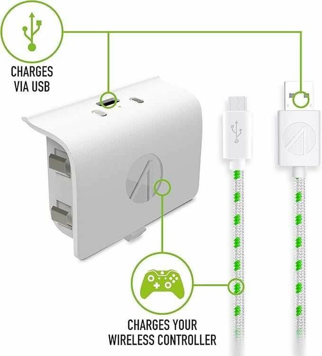Stealth SX-C6 X Single Play & Change Battery Pack for Xbox - White