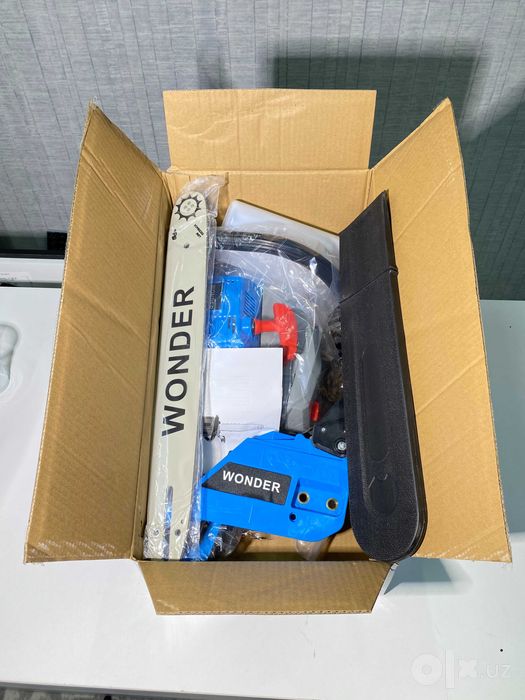 Бензопила Wonder 58cc Benzopila benzin arra shina 50 sm, kafolat