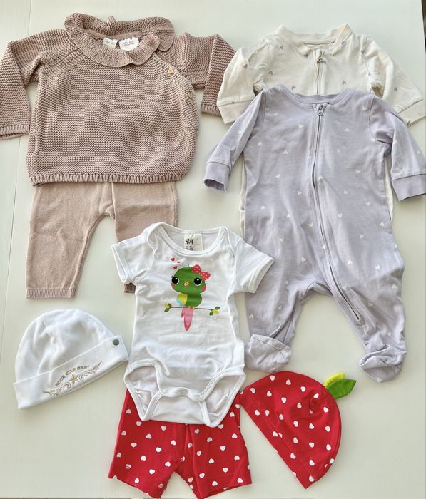 Lot hainute H&M nou nascut 0-2 luni si 2-4 luni