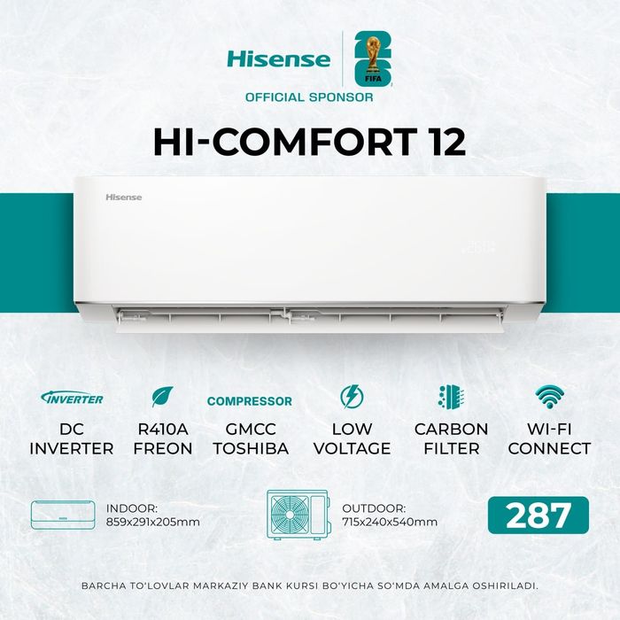 konditsioner HISENSE кондиционер