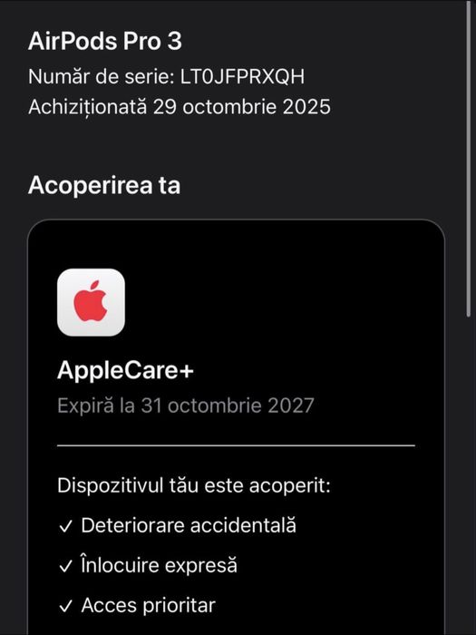 Air Pods Pro 3 casti