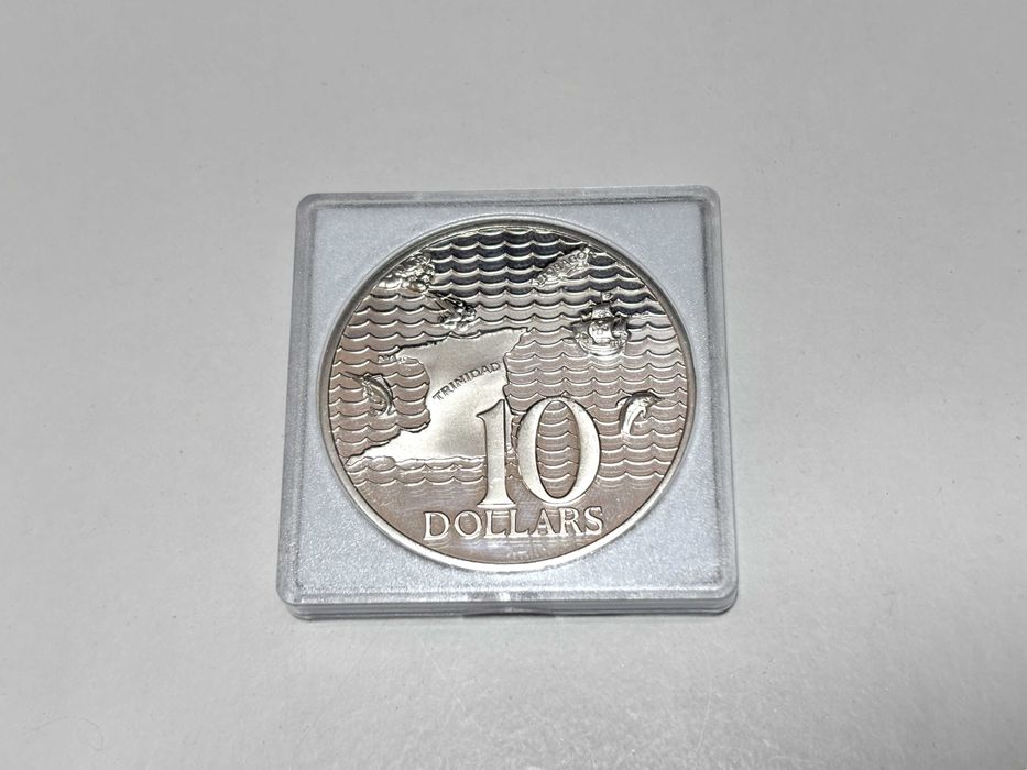 Сребърна Монета (925) Тринидад и Тобаго 10 долара, 1976