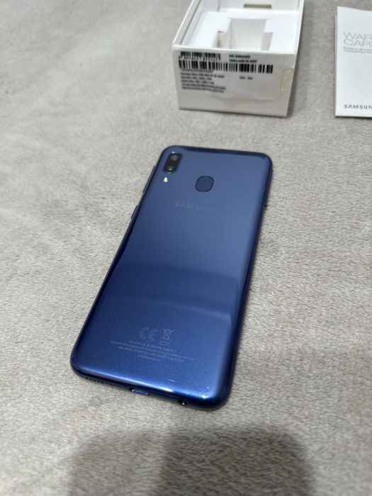 Telefon Samsung A20e 2020,albastru,32 GB, perfect funcțional+accesorii