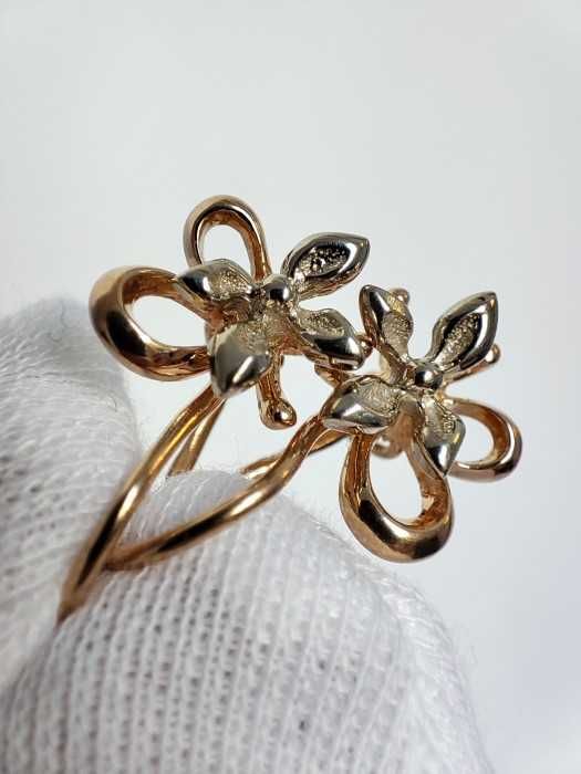 Cercei aur retro 14k 583 rusia rusesti rusesc unicat pansi panseluta