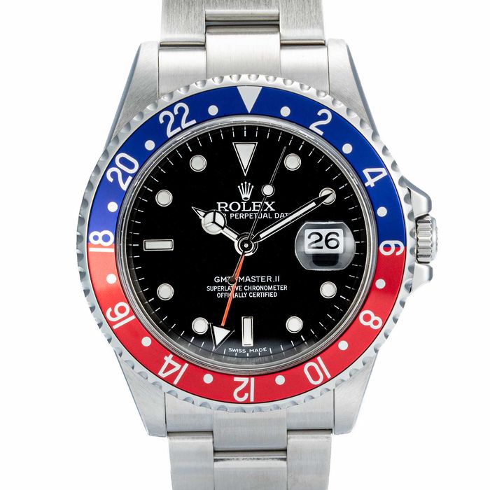 Rolex Oyster GMT-Master 16700 “Pepsi Stick dial”