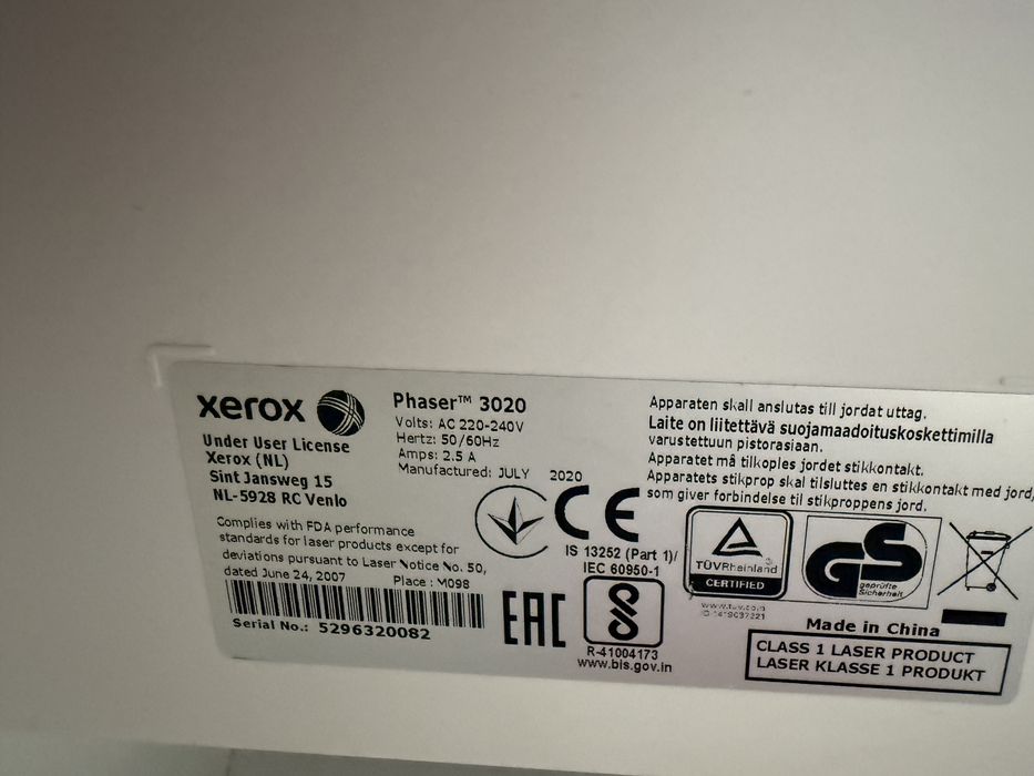 Xerox  si imprimanta