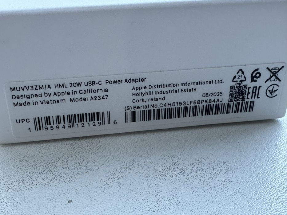 Адаптер Adapter apple оригинальный