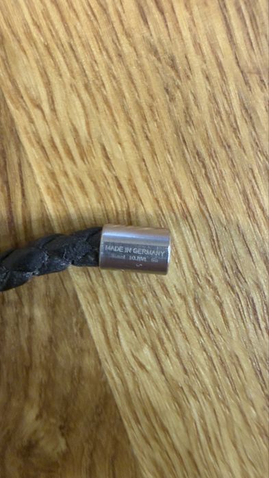 Мъжка черна гривна Montblanc 130896