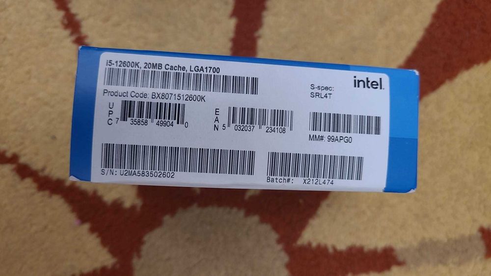 Procesor Intel i5-12600K Alder Lake, 4.9 GHz, Socket 1700 - Nou