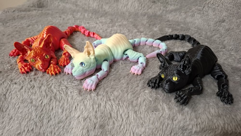 3d игрушки кошки
