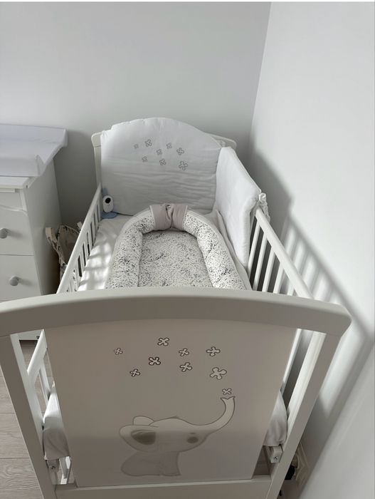 Pat lemn copii + saltea