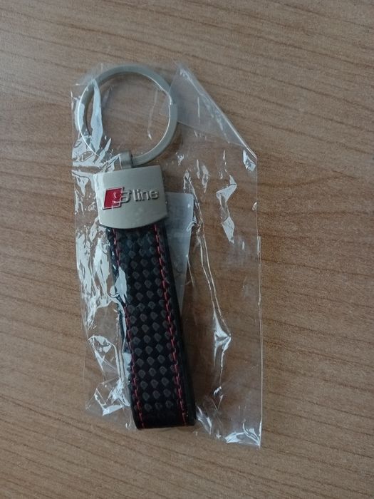 Breloc nou audi sline s line metal piele elegant office business smart