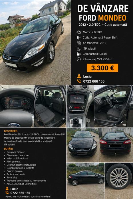 FORD Mondeo 2012