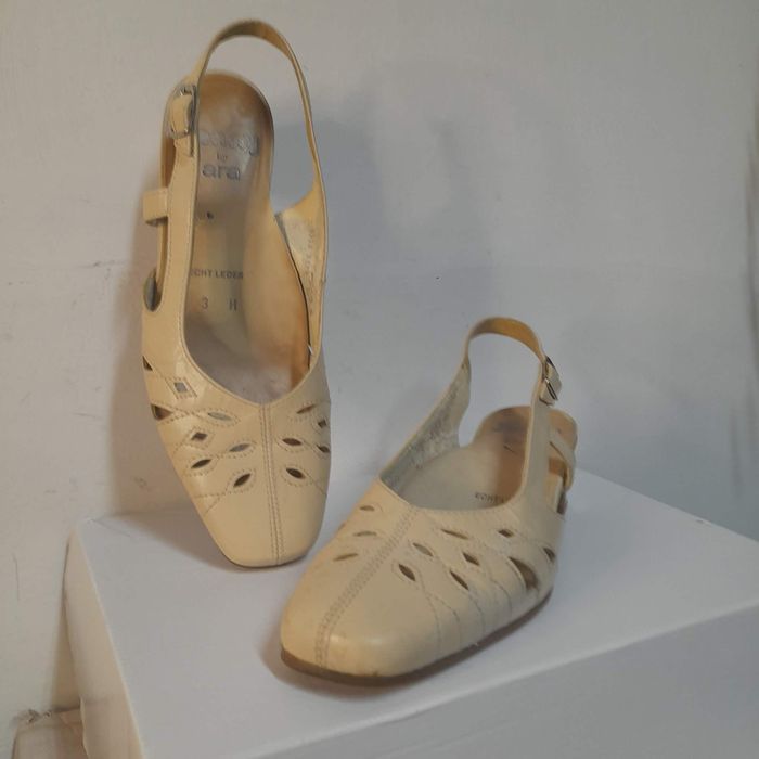 Sandale slingback Jenny by Ara – Piele naturală – Bej marimea 35,5