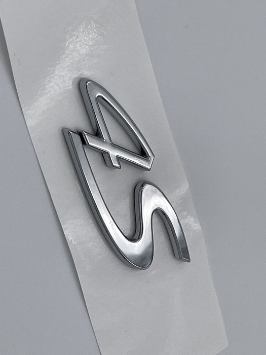 Emblema PORSCHE 4S crom