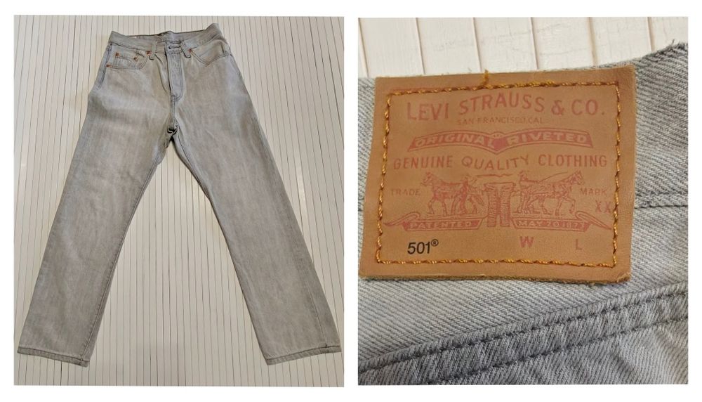 Нови дънки с различни размери и марки