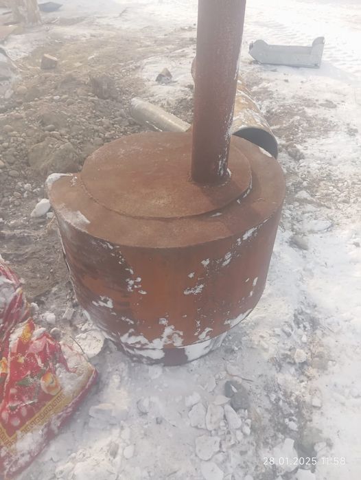 Печь для гаража буржуйка