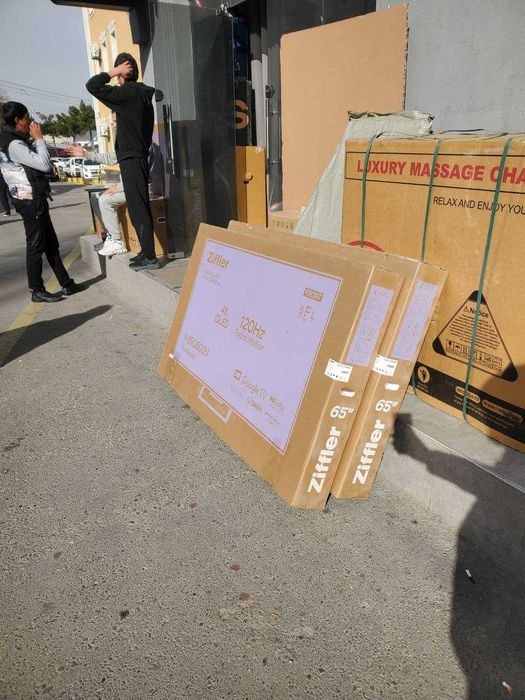 Телевизор ZIFFLER 65 4K QLED 120Hz Google TV (2025 новинки) + доставка