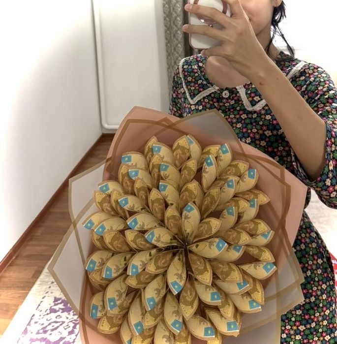 Денежный букет цветы гүл