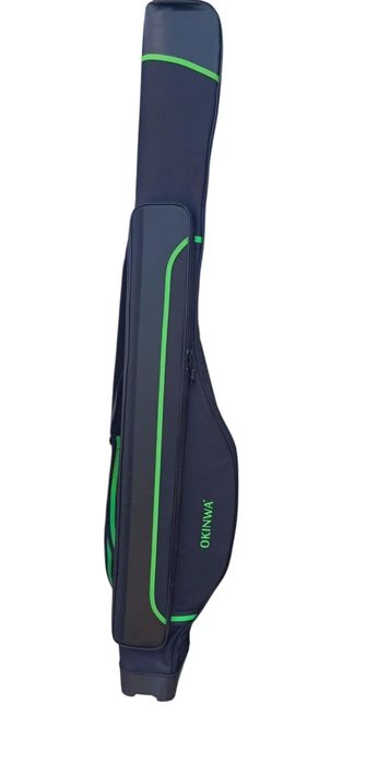 Троен твърд калъф за въдици с макари 140 и 160см. OKINWA!