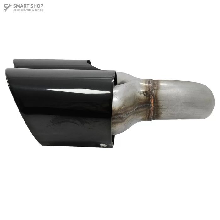 Ornamente Evacuare compatibil cu Porsche Cayenne 9Y0 SUV 3.0 (2018-up) Negru