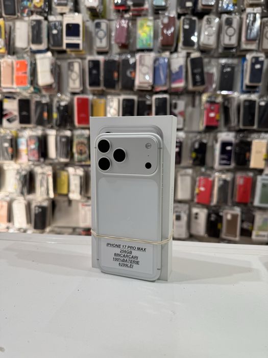 iSellStore Valcea: iPhone 17 Pro Max Silver / 256GB /8 incarcari