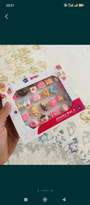 Продам кольца для девочки новый набор