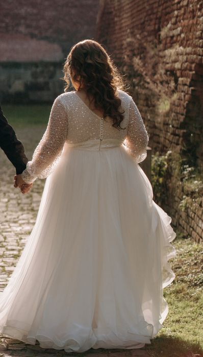 Rochie de mireasa marime 48