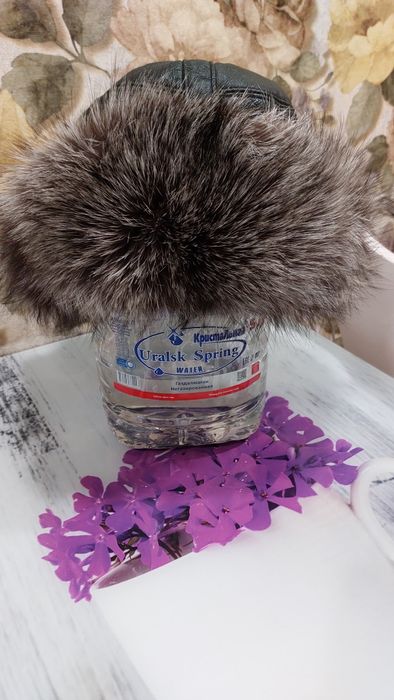 Шапка ушанка чернабурка