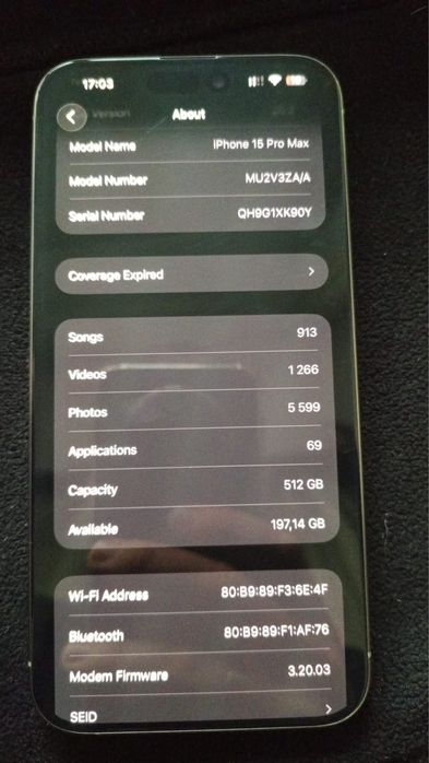 IPhone 15 Pro Max 512GB 2Sim