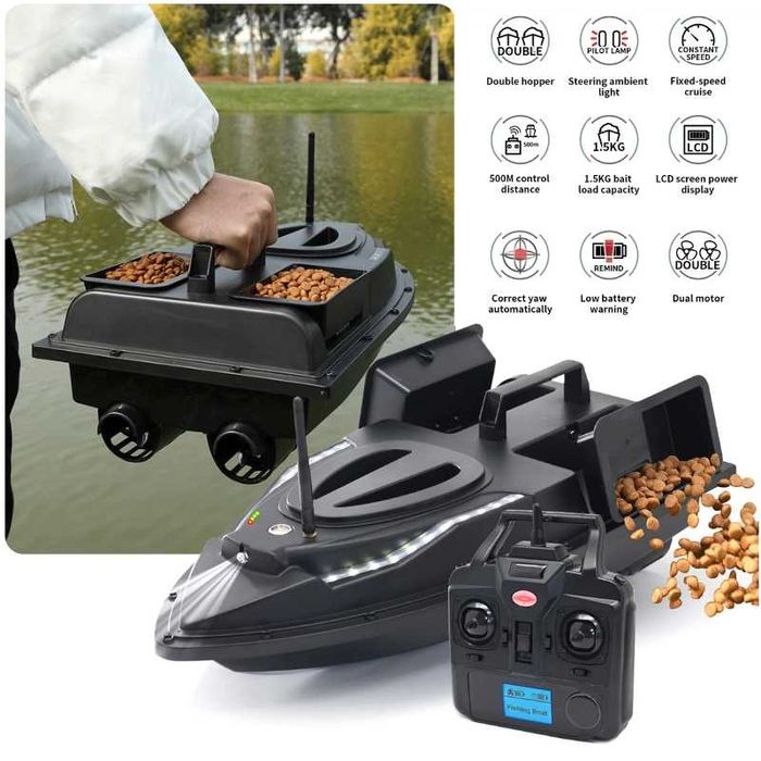 Navomodel plantat distanta 2 cuve 300m acumulator 12000mAh NOU