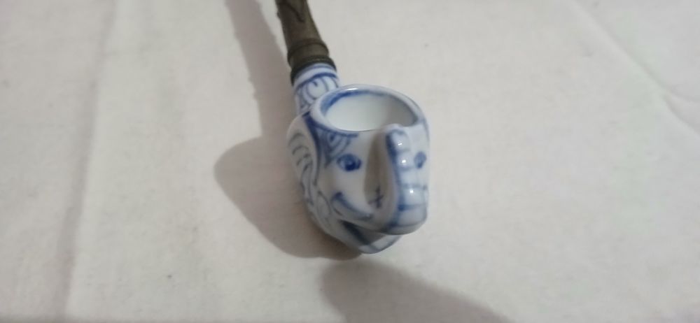 Vand Pipa din : portelan ,cupru. Nepal