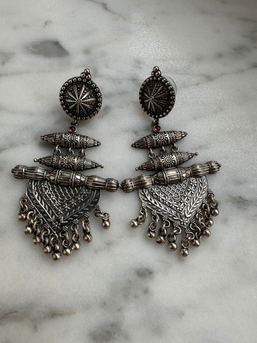 Серьги серебряные