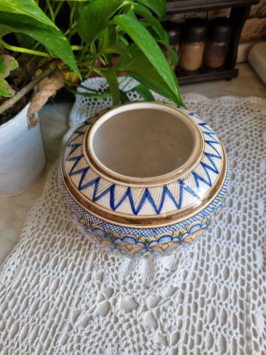 Vas ceramic pictat manual