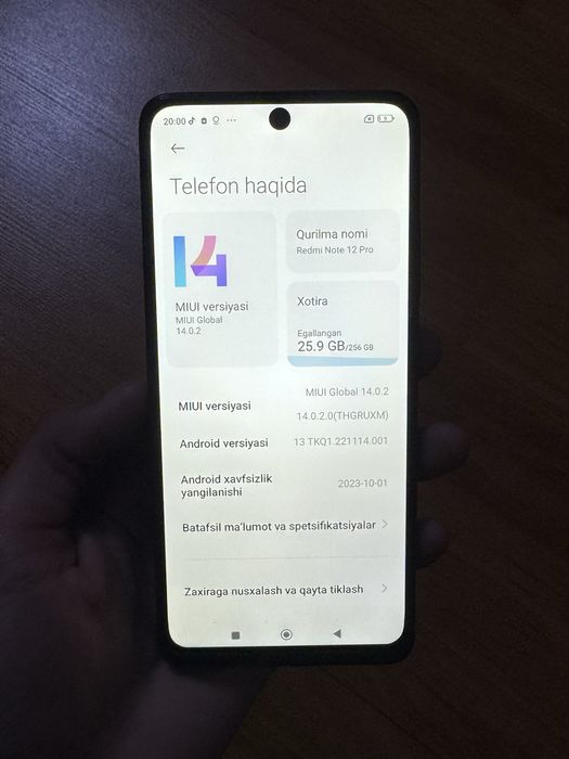 Redmi note 12 pro 256gb