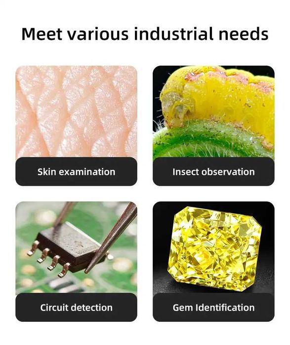 Дигитален Електронен Микроскоп 1600X LED лупа