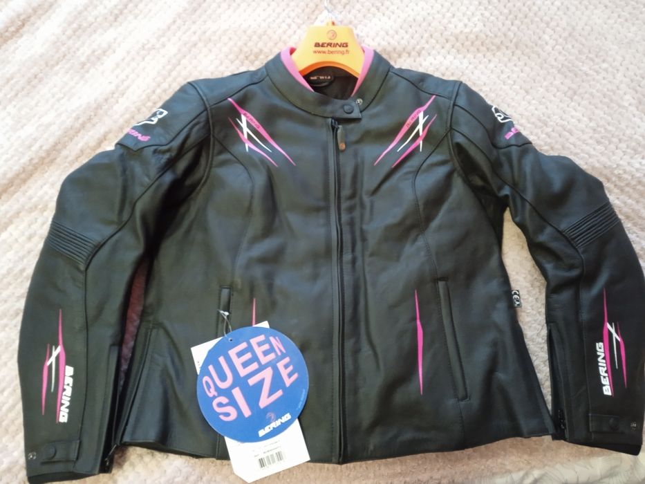 Дамско кожено мото яке Bering XL