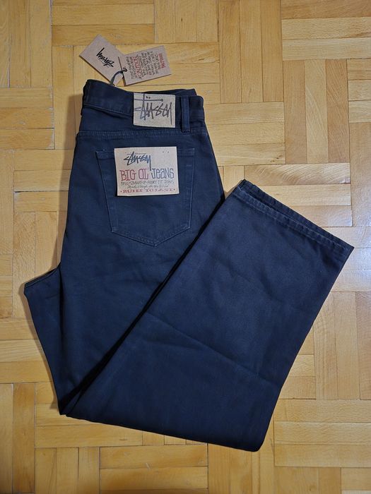 Blugi Stüssy Big Ol' Jean, 100% bumbac, Bărbați 34