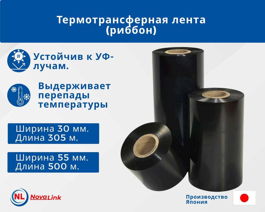 Термотрансферная лента рибонны.