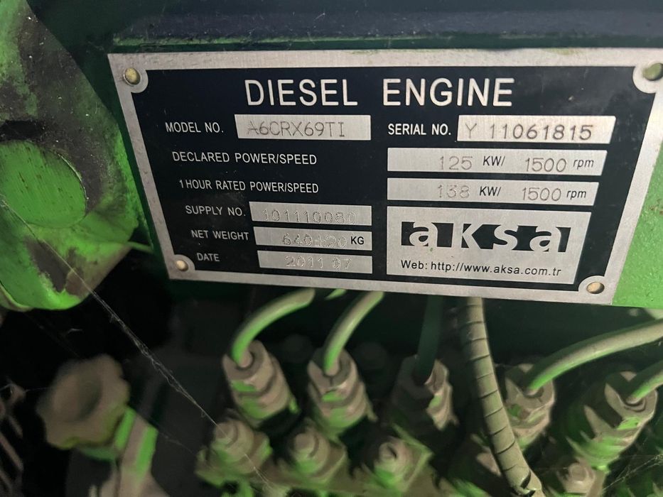 Generator AKSA motor diesel