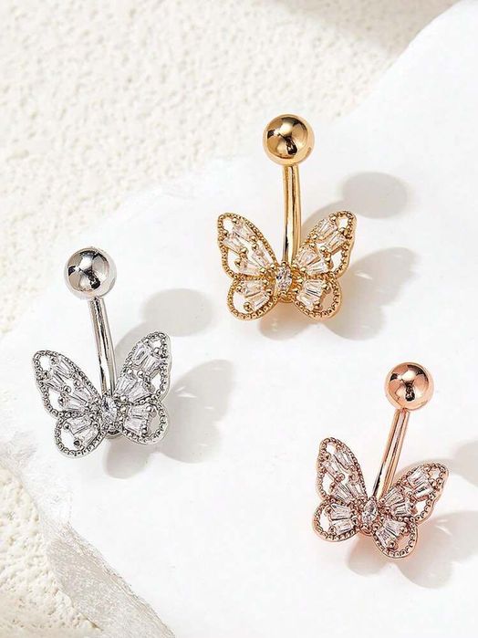 Обеци за пъп различни видове