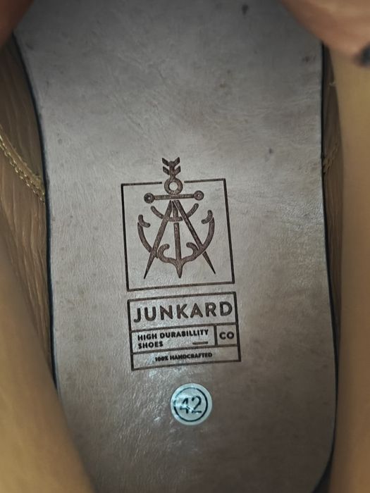 Bocanci cusuți de mână Goodyear welt Junkard