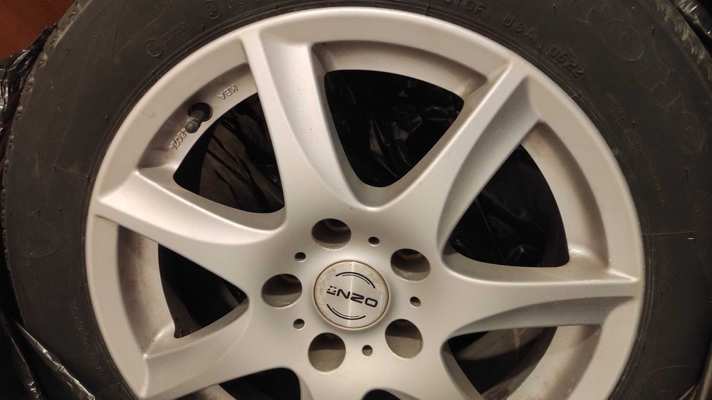 Jante aliaj R16 cu anvelope de vară